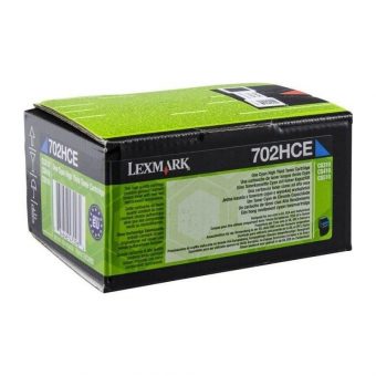 Lexmark 702HCE Toner Cyan 3k Pgs 70C2HCE