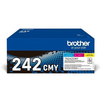 Brother TN-242CMY Toner Multi Cyan Magenta Yellow 3x1.4k Pgs TN242CMY