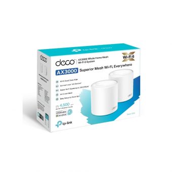 TP-Link AX3000 Deco X50 Whole Home Mesh Wi-Fi 6 2-Pack Ver:1.0 - Image 2