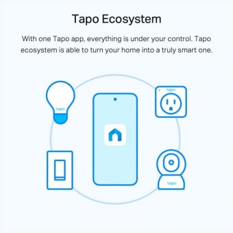 TP-Link Tapo Smart LED Bulb Wi-Fi E27 806lm 8.7W Dimmable White Warm L510E(2-PACK) - Image 6