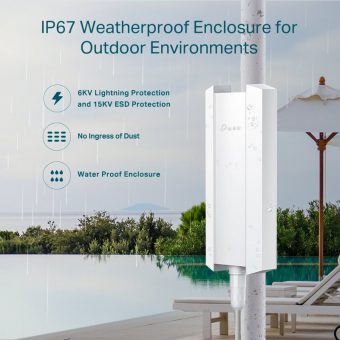 TP-Link Omada EAP610 Indoor-Outdoor AX1800 Wi-Fi 6 Access Point EAP610-Outdoor - Image 8