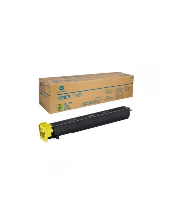 Konica Minolta TN-711Y Toner Yellow 31.5k Pgs A3VU250