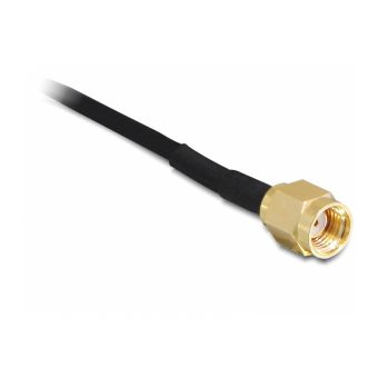 Delock Wi-Fi Antenna 6.5 dBi RP-SMA 0.3m Black 88410 - Image 4