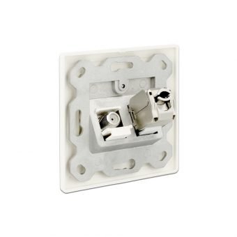 Delock Wall Outlet (60mm) 2-Port Keystone White 86202 - Image 4