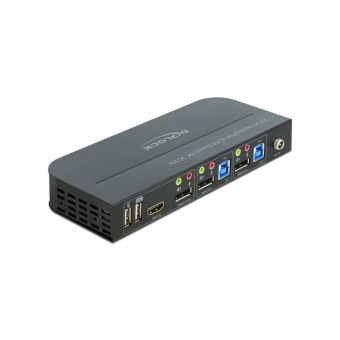 Delock KVM Switch 2x DisplayPort 1.4 / USB Black 11482 - Image 3