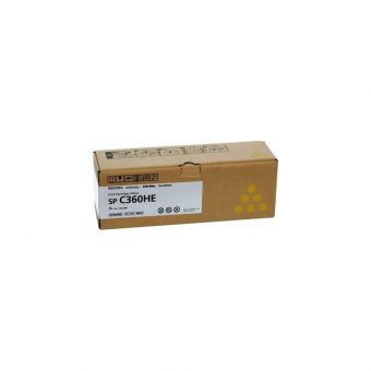 Ricoh SPC360HE Toner Yellow 5k Pgs 408187