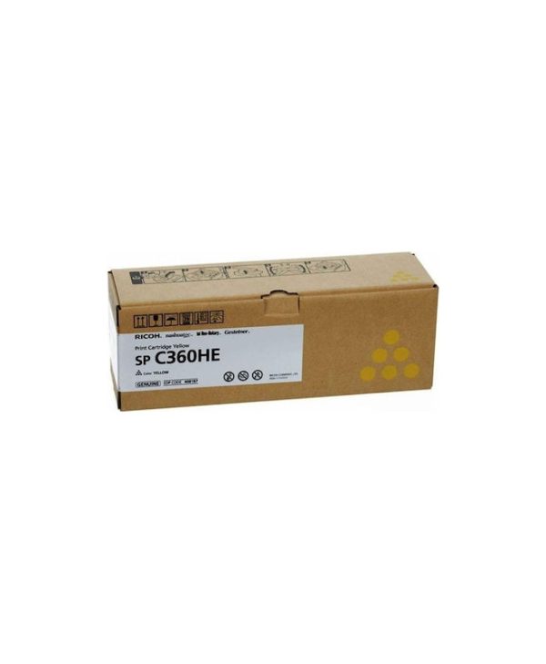 Ricoh SPC360HE Toner Yellow 5k Pgs 408187