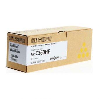Ricoh SPC360HE Toner Yellow 5k Pgs 408187 - Image 2