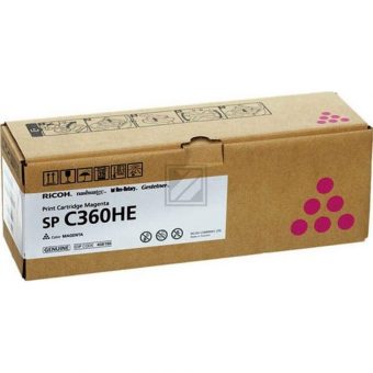 Ricoh SPC360HE Toner Magenta 5k Pgs 408186