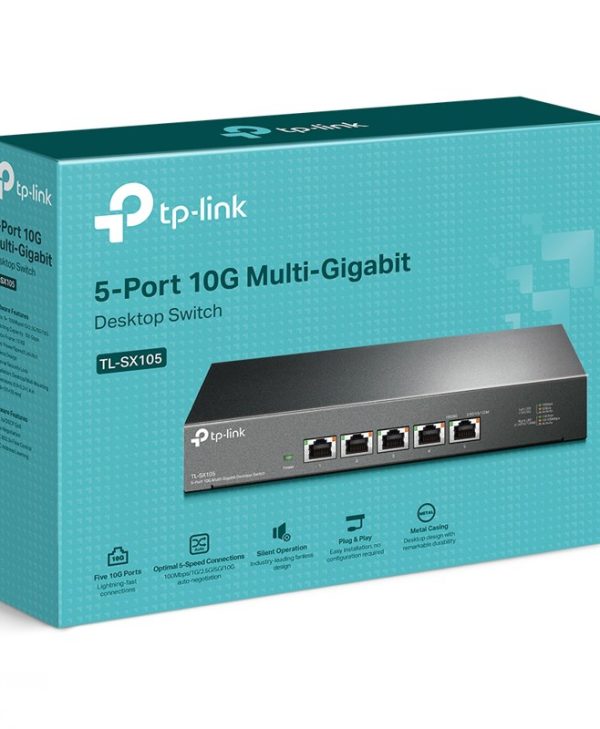 TP-Link 5-Port 10GBase-T Desktop Switch TL-SX105 V1