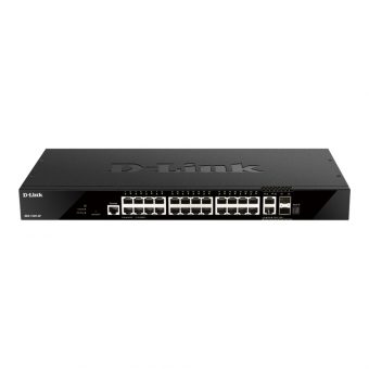 D-Link 28-Port L3 Gigabit SFP+ Rackmount Managed Smart Switch Black DGS-1520-28