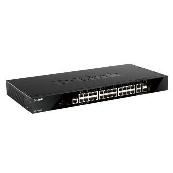 D-Link 28-Port L3 Gigabit SFP+ Rackmount Managed Smart Switch Black DGS-1520-28 - Image 2
