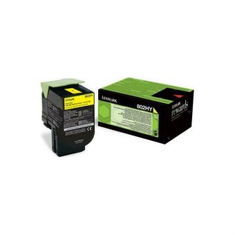 Lexmark 80C2HYE Toner Yellow 3k Pgs - Image 2