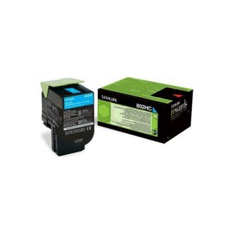 Lexmark 80C2HCE Toner Cyan 3k Pgs