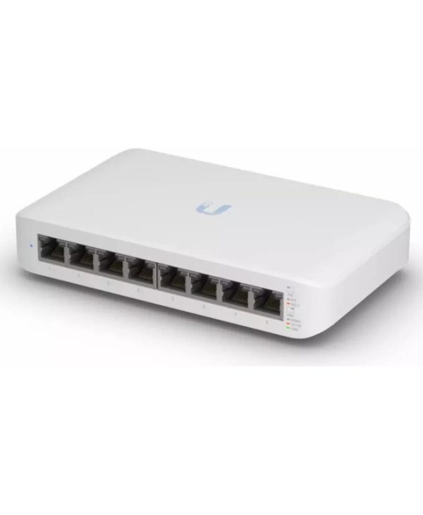 Ubiquiti UniFiSwitch Lite 8-port Gigabit PoE Managed Desktop Switch White USW-Lite-8-POE
