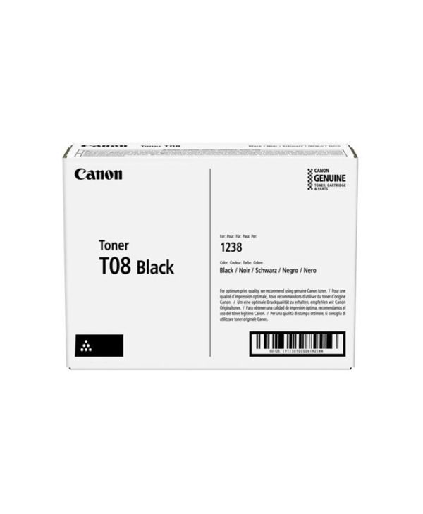 Canon T08 Toner Black 11k Pgs 3010C006
