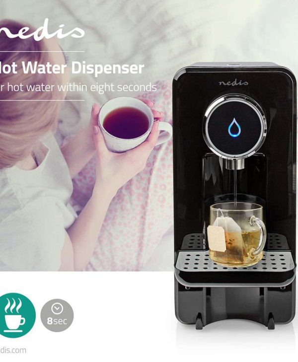 Nedis Hot Water Dispenser 2.5L One Button Operation, Black KAWD100FBK