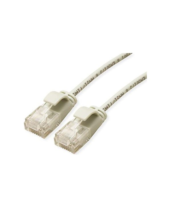 Roline UTP RJ45 Cat.6a LSZH Slim 2m Ivory 21.15.3905-100