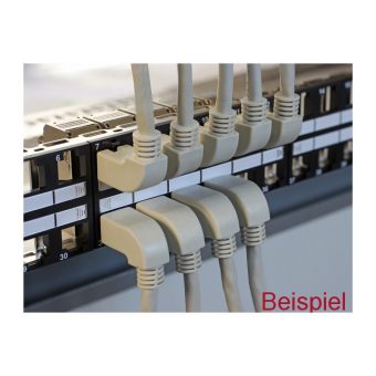 Delock SF/UTP RJ45 Cat.5e 90-degree Up 1m Grey 83511 - Image 4