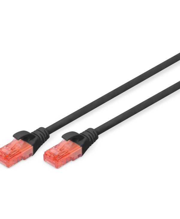 Digitus UTP RJ45 Cat.6 LSOH Snagless 5m Black DK-1617-050/BL