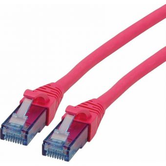 Roline UTP RJ45 Cat.6a LSOH Snagless 5m Pink 21.15.2795-50