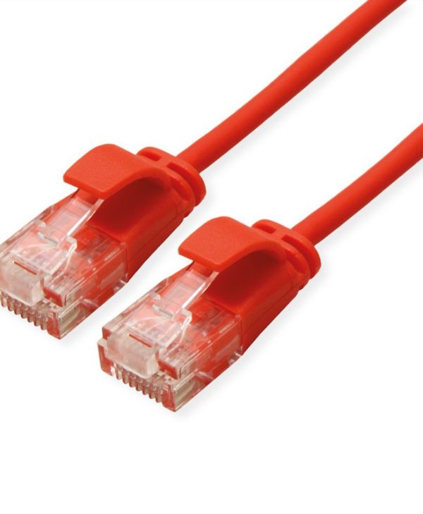 Roline UTP RJ45 Cat.6a LSOH Snagless Slim 5m Red 21.15.3917-50