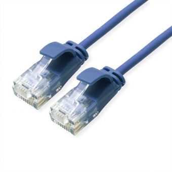 Roline UTP RJ45 Cat.6a LSOH Snagless Slim 5m Blue 21.15.3947-50