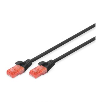 Digitus UTP RJ45 Cat.6 LSOH Snagless 10m Black DK-1617-100/BL