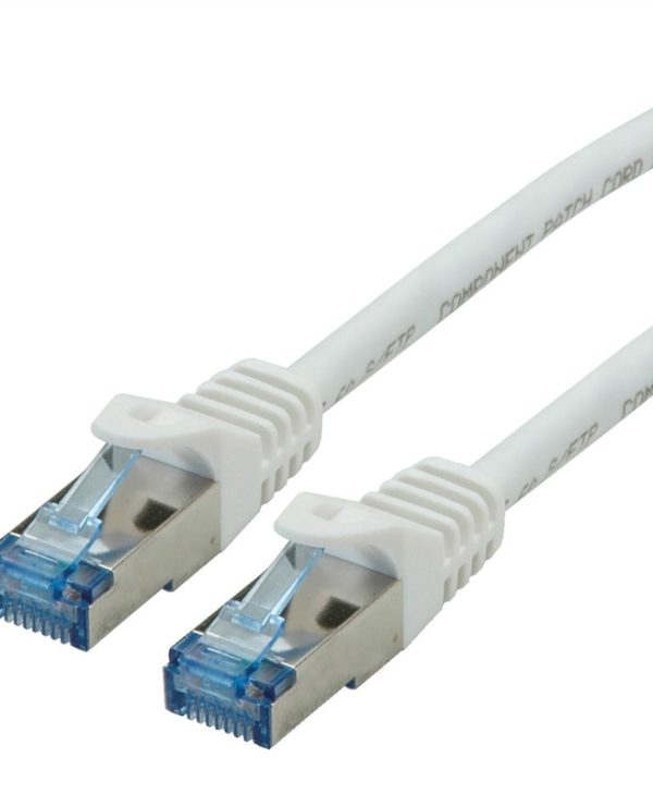 Value S/FTP RJ45 Cat.6a LSOH Snagless 5m White 21.99.1975-50