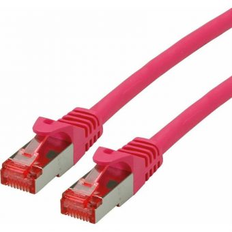 Roline S/FTP RJ45 Cat.6 LSOH Snagless 5m Pink 21.15.2695-50