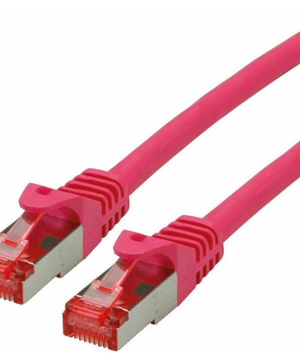Roline S/FTP RJ45 Cat.6 LSOH Snagless 5m Pink 21.15.2695-50