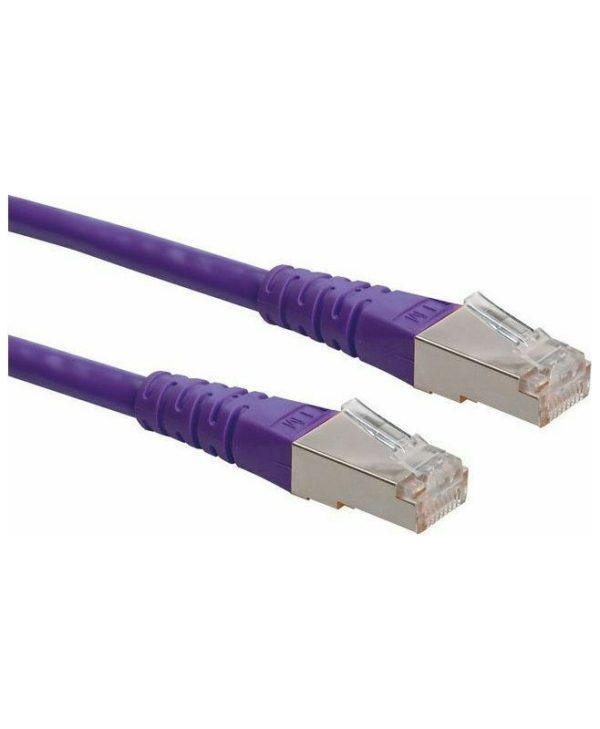 Roline S/FTP RJ45 Cat.6 7m Purple 21.15.1380-50