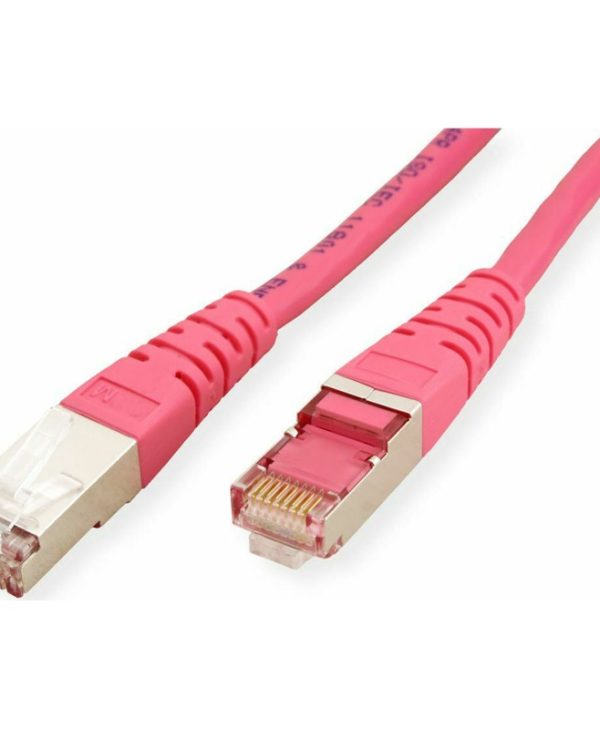 Roline S/FTP RJ45 Cat.6 7m Pink 21.15.1379