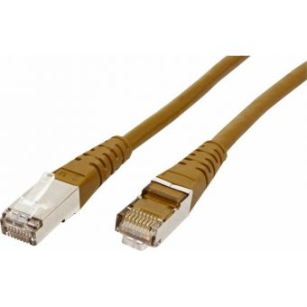 Roline S/FTP RJ45 Cat.6 15m Brown 21.15.1398