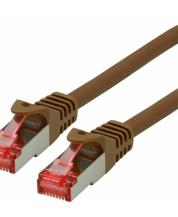 Roline S/FTP RJ45 Cat.6 LSOH Snagless 1.5m Brown 21.15.2684-100
