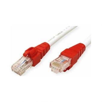 Roline UTP RJ45 Cat.6a LSOH Snagless 0.5m White/Red 21.15.2461-100