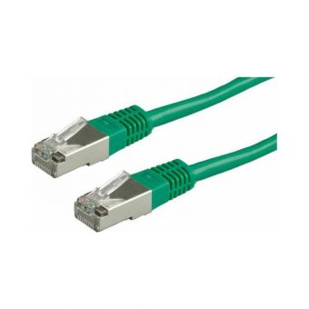 Roline S/FTP RJ45 Cat.5e 15m Green 21.15.0733