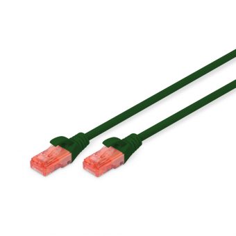 Digitus UTP RJ45 Cat.6 LSOH Snagless 0.25m Green DK-1617-0025/G