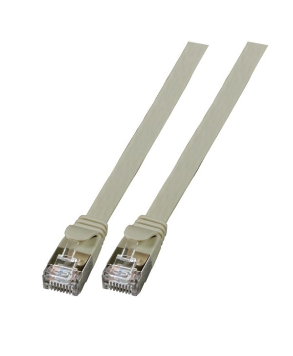 EFB Elektronik U/FTP RJ45 Cat.6a Snagless 0.25m Ivory K5545GR.0,25