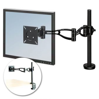 Fellowes Professional Επιτραπέζια Βάση Οθόνης έως 32" με Βραχίονα, Μαύρη 8041601