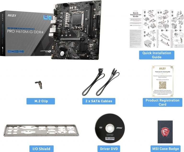 MSI Pro H610M-G DDR4 7D46-009R - Image 7