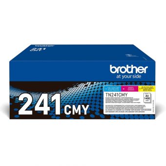 Brother TN-241CMY Toner Multi Pack Cyan Magenta Yellow 3x1.4k Pgs TN241CMY - Image 2