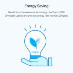 TP-Link Tapo Smart LED Bulb Wi-Fi E27 806lm 8.7W Dimmable Daylight L520E - Image 6