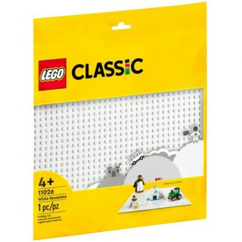 Lego Classic: White Baseplate 11026