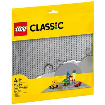 Lego Classic: Gray Baseplate 11024