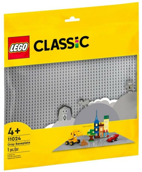 Lego Classic: Gray Baseplate 11024