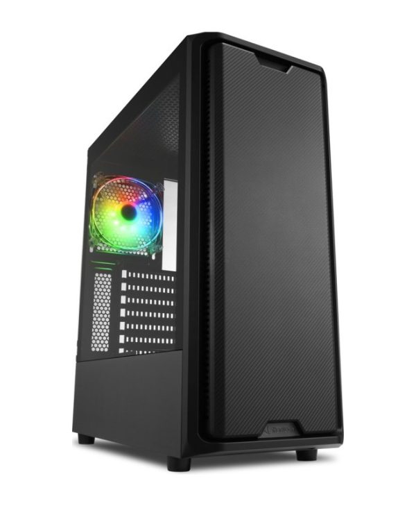 Sharkoon SK3 RGB Midi Tower Tempered Glass Black 4044951030170