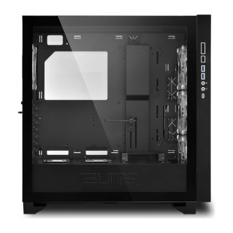 Sharkoon Elite Shark CA300H Full Tower Tempered Glass Black 4044951030156 - Image 3