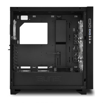 Sharkoon Elite Shark CA300H Full Tower Tempered Glass Black 4044951030156 - Image 4