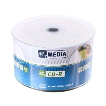 Verbatim CD-R 52X 700MB Wide Printable 1 Pack 50 Pieces 69206